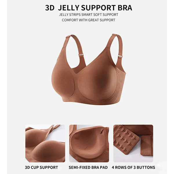 ComfyPrime Jelly Lifting Wireless Bra - Support and Top Comfort